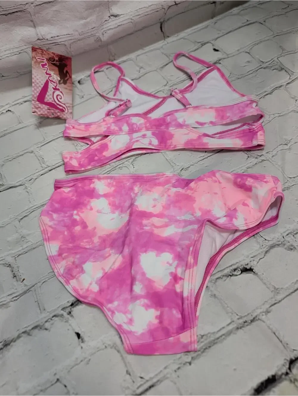 Girls KANU Surf 2 piece wrap around swimsuit NWT‎ Size 12
